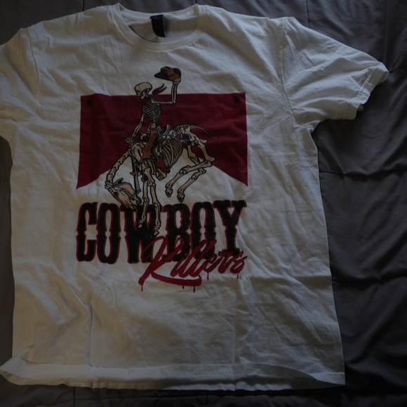 Marlboro Cowboy Killers Skeleton White Large - Picture 1 of 1